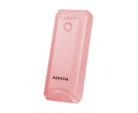 ADATA Power Bank P5000 (5000 mAh, różowy) - 546274 - zdjęcie 3